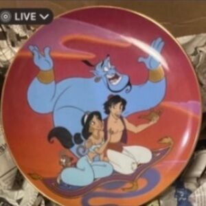 Bradford Exchange Disney Aladdin Magic Carpet Ride Plate
